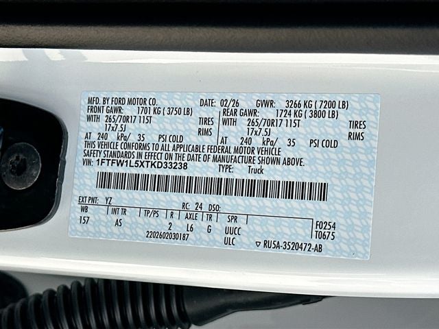 2026 Ford F-150 XL 4WD SUPERCREW