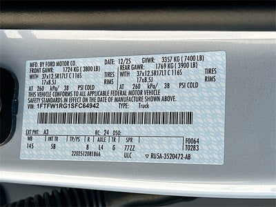 2025 Ford F-150 Raptor