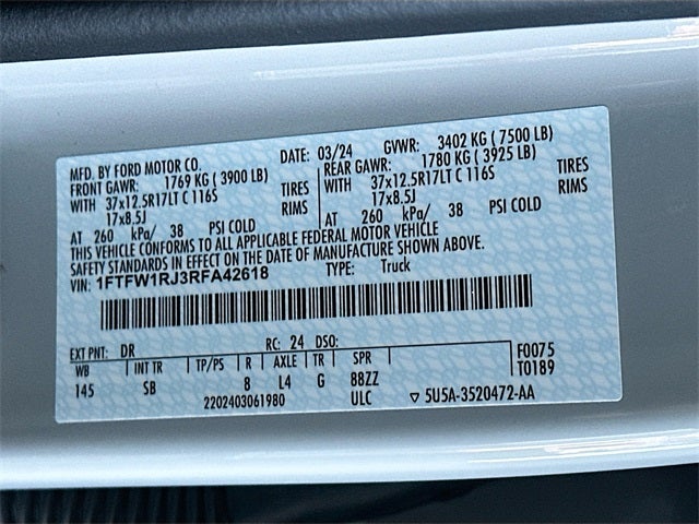 2024 Ford F-150 Raptor R 5.2 V8