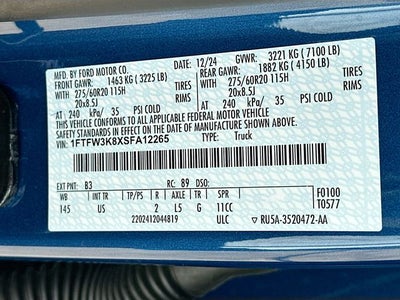 2025 Ford F-150 XLT 3.5 ECOBOOST