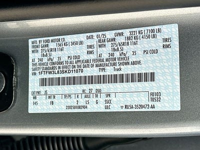 2025 Ford F-150 XLT 4WD SUPERCREW