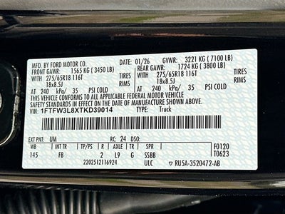 2026 Ford F-150 XLT 4WD SUPERCREW / LIFTED WHEELS & TIRES