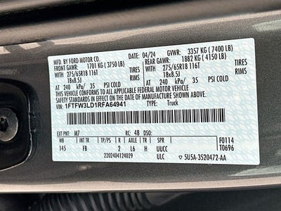 2024 Ford F-150 XLT 3.5 POWERBOOST