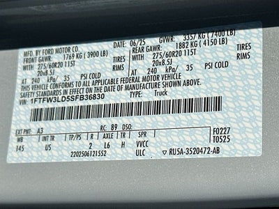 2025 Ford F-150 XLT 3.5 POWERBOOST