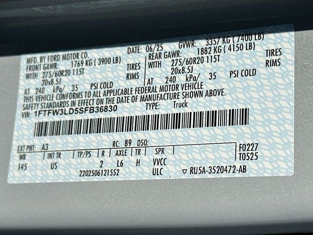 2025 Ford F-150 XLT 3.5 POWERBOOST