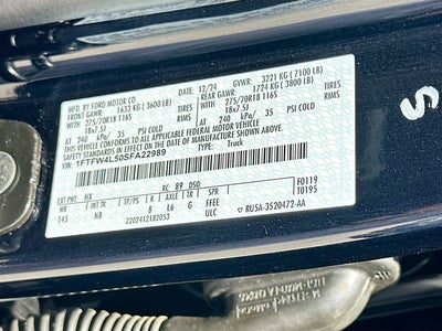 2025 Ford F-150 Tremor 5.0 V8 LEATHER