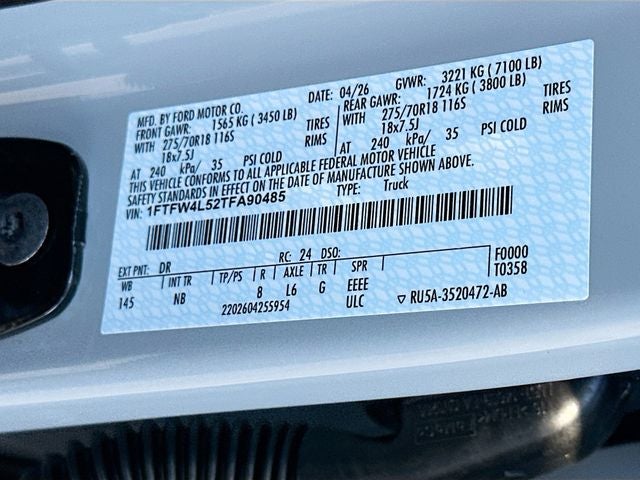 2026 Ford F-150 Tremor 4WD SUPERCREW