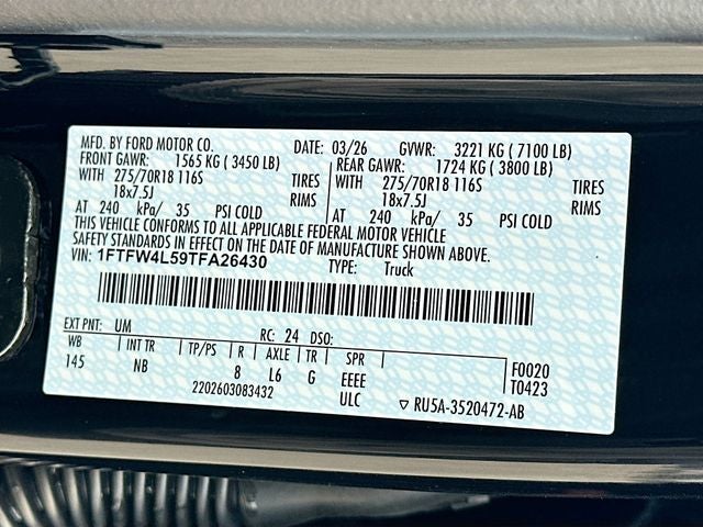 2026 Ford F-150 Tremor