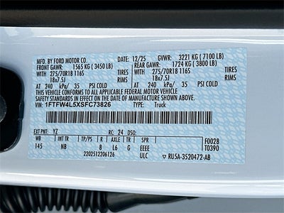 2025 Ford F-150 Tremor