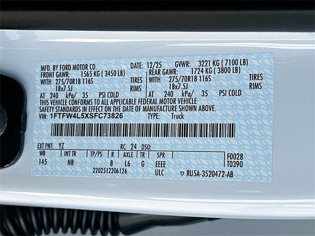 2025 Ford F-150 Tremor