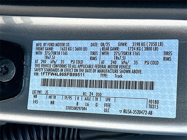 2025 Ford F-150 Tremor