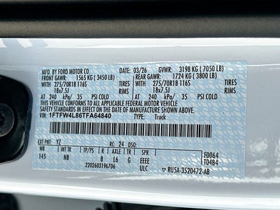 2026 Ford F-150 Tremor