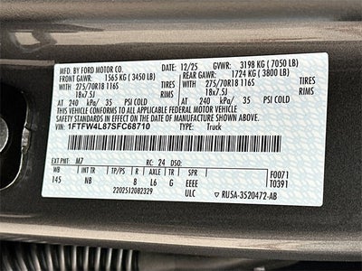 2025 Ford F-150 Tremor