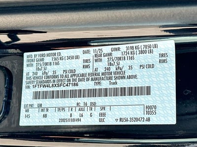 2025 Ford F-150 Tremor