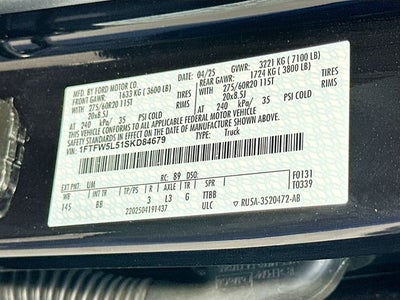 2025 Ford F-150 Lariat 5.0 V8