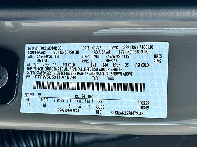 2026 Ford F-150 Lariat 4WD SUPERCREW