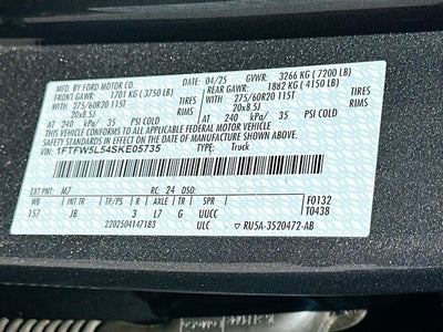 2025 Ford F-150 Lariat 5.0 V8