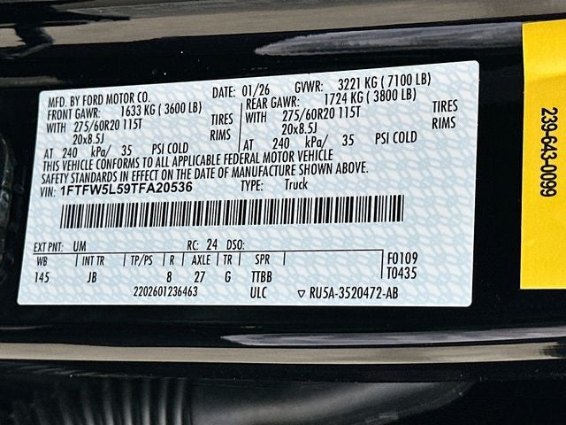 2026 Ford F-150 Lariat 4WD SUPERCREW