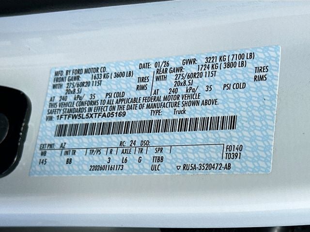 2026 Ford F-150 Lariat 4WD SUPERCREW