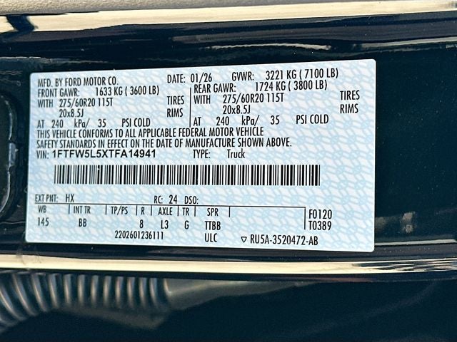 2026 Ford F-150 Lariat 4WD SUPERCREW