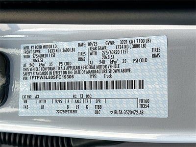 2025 Ford F-150 Lariat 4WD SUPERCREW