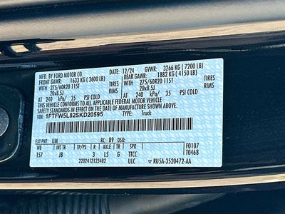 2025 Ford F-150 Lariat 3.5 ECOBOOST
