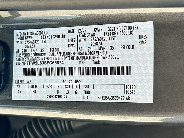 2025 Ford F-150 Lariat 4WD SUPERCREW