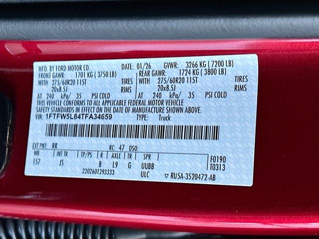 2026 Ford F-150 Lariat 3.5 ECOBOOST