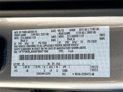 2025 Ford F-150 Lariat 4WD SUPERCREW