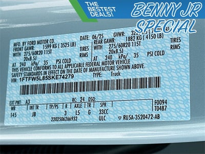 2025 Ford F-150 Lariat 4WD SUPERCREW