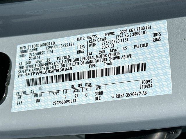 2025 Ford F-150 Lariat 3.5 ECOBOOST