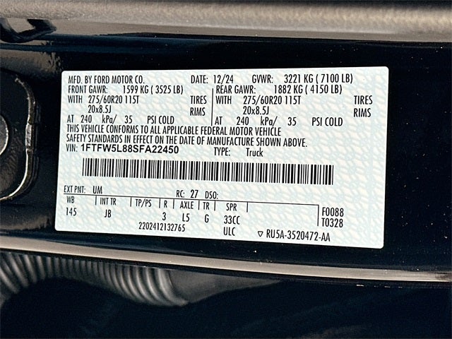 2025 Ford F-150 Lariat 4WD SUPERCREW