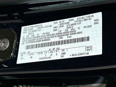 2025 Ford F-150 Lariat 3.5 ECOBOOST