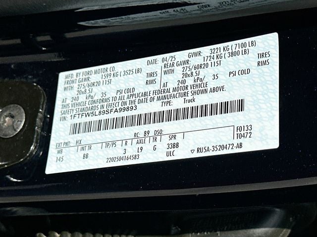 2025 Ford F-150 Lariat 3.5 ECOBOOST