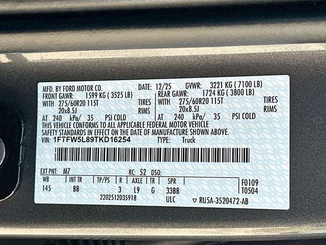 2026 Ford F-150 Lariat 3.5 ECOBOOST