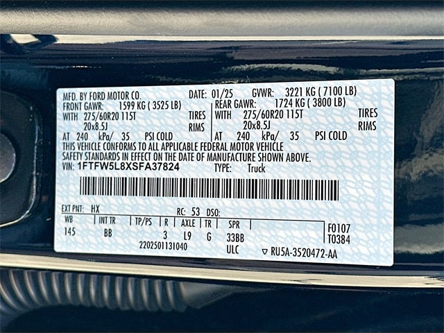 2025 Ford F-150 Lariat 3.5 ECOBOOST