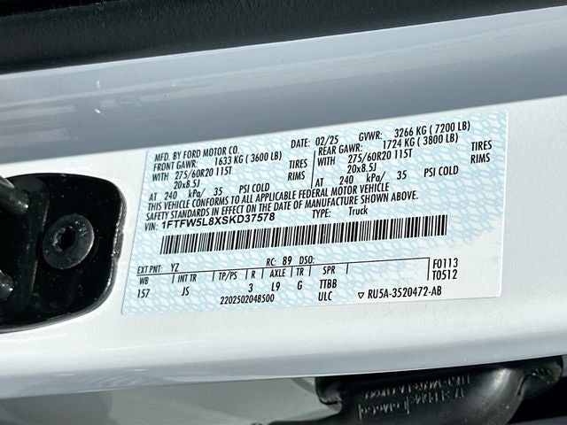 2025 Ford F-150 Lariat 3.5 ECOBOOST