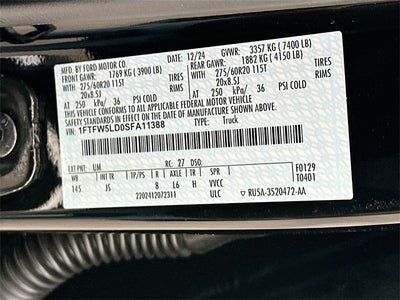 2025 Ford F-150 Lariat 4WD SUPERCREW