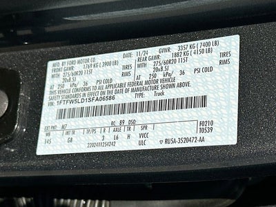 2025 Ford F-150 Lariat 3.5 POWERBOOST