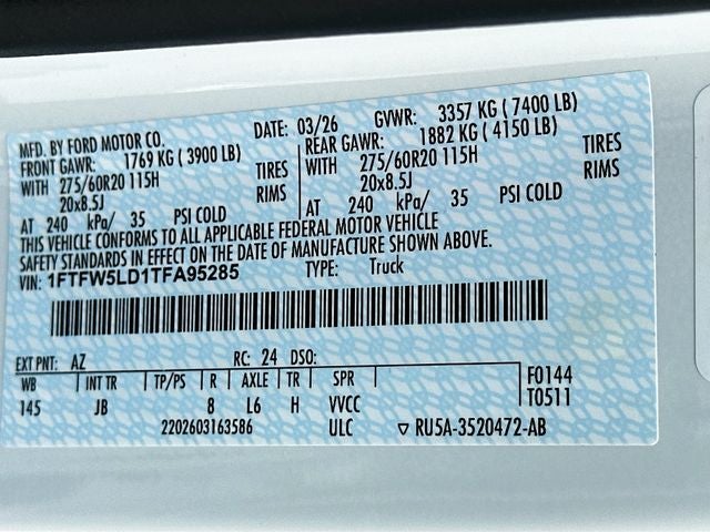 2026 Ford F-150 Lariat 4WD SUPERCREW