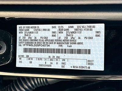 2025 Ford F-150 Lariat 4WD SUPERCREW