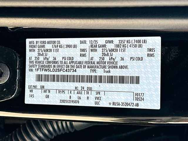 2025 Ford F-150 Lariat 4WD SUPERCREW