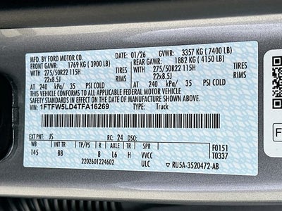 2026 Ford F-150 Lariat 4WD SUPERCREW