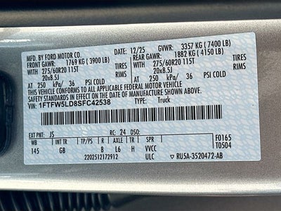 2025 Ford F-150 Lariat 4WD SUPERCREW