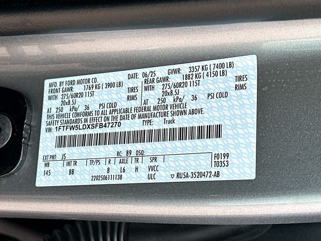 2025 Ford F-150 Lariat 3.5 POWERBOOST