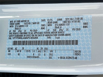 2025 Ford F-150 King Ranch 4WD SUPERCREW