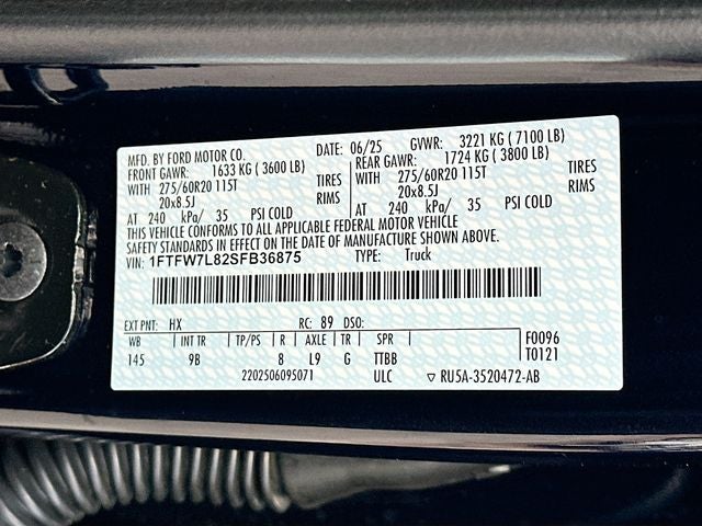 2025 Ford F-150 Platinum 3.5 ECOBOOST