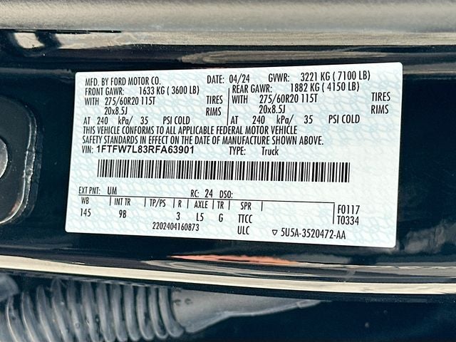 2024 Ford F-150 Platinum 3.5 ECOBOOST