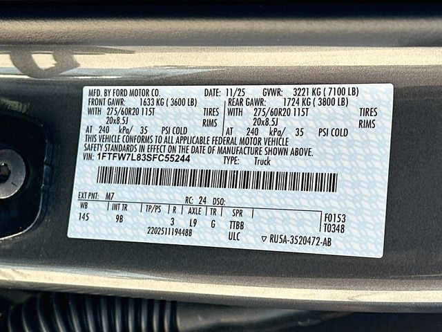 2025 Ford F-150 Platinum 4WD SUPERCREW