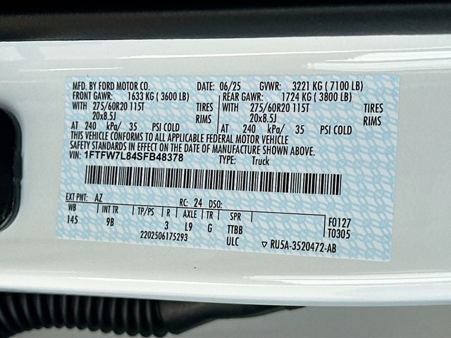 2025 Ford F-150 Platinum 4WD SUPERCREW